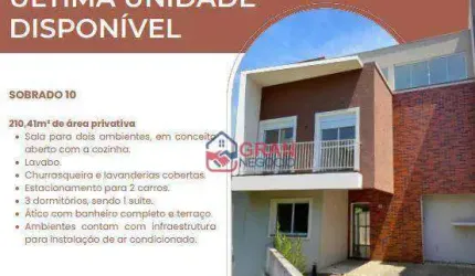 Sobrado em condomínio à venda no Campo Comprido