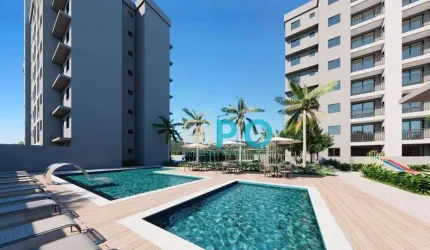Apartamento com 2 dormitórios à venda, 60 m² por R$ 435.173,11 - Santo Antonio - Balneário Piçarras/SC