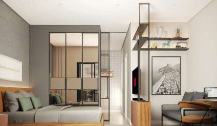 Flat 1 quarto - Monte Castelo