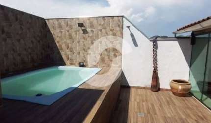 Cobertura com 2 dormitórios à venda, 115 m² por R$ 440.000,00 - Fonseca - Niterói/RJ