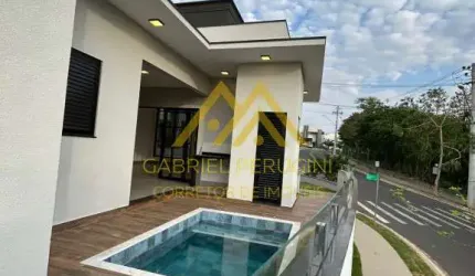 Casa assobrada no Residencial Mantova em Indaiatuba - SP