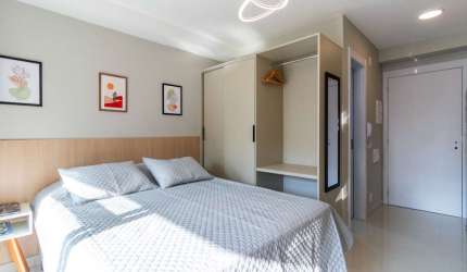 Apartamento garden para venda com 1 quarto, 29m²