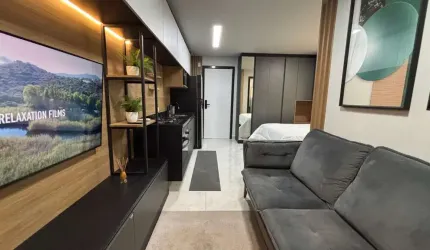 Apartamento tipo para venda com 1 quarto, sendo 1 suíte, 33m²