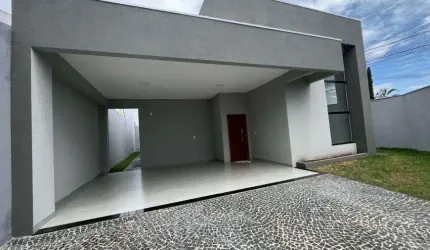 Casa à venda com 3 suítes, churrasqueira, armários e estética moderna em Rio Verde - GO