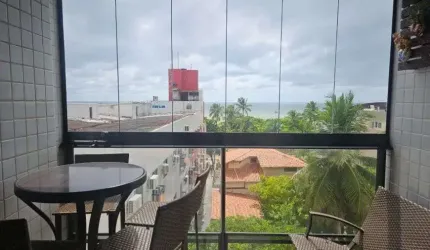 ALUGA-SE APARTAMENTO MOBILIADO COM 03 QUARTOS A 50M DA ORLA DE CABO BRANCO