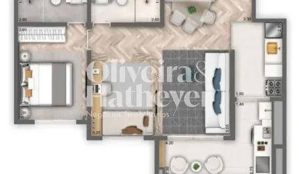 Apartamento com 1 quarto à venda na Avenida Lins de Vasconcelos, 3299, Cambuci, São Paulo, 64 m2 por R$ 1.250.800