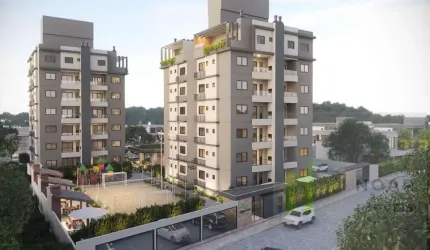 Apartamento para Venda em Navegantes, Gravatá, 2 dormitórios, 1 suíte, 2 banheiros, 1 vaga