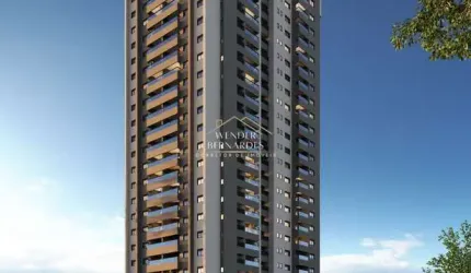 Apartamento de 1 Quarto com 55,90m², Soleil Residence, Zona de Uberlândia