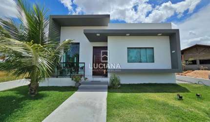 Confira! Casa com 4 Suítes em Condomínio Fechado - Gravatá/PE