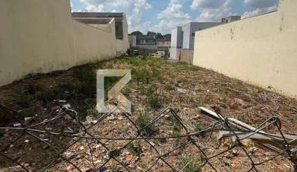 Terreno plano, 300 m²  (10x30)  por R$ 469.000 - Jardim Esplanada (próximo ao parque ecológico) - I