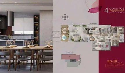 Lançamento | Apartamento com área privativa | 4 quartos | Venda | Santo Antônio