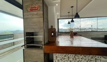 Cobertura com 2 dormitórios à venda, 150 m² por R$ 369.900,00 - Vivendas da Serra - Juiz de Fora/MG