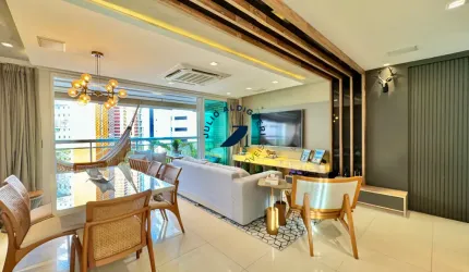 Apartamento porteira fechada, mobiliado (118 m²) – Meireles / Fortaleza