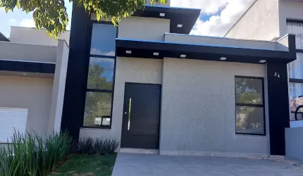 Casa térrea nova, com piscina, condomínio Villagio Ipanema 1