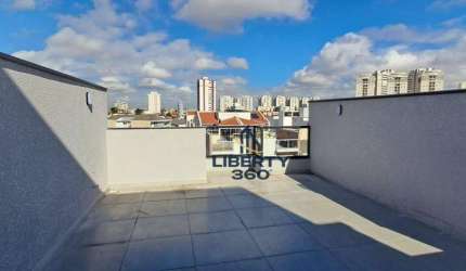 Cobertura com 2 dormitórios à venda, 90 m² por R$ 660.000 - Campestre - Santo André/SP