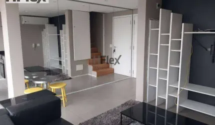 Cobertura com 1 dormitório para alugar, 61 m² por R$ 6.946,70/mês - Vila Olímpia - São Paulo/SP