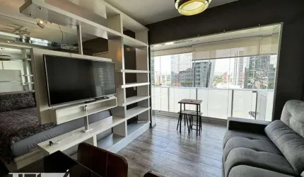 Apartamento com 1 dormitório para alugar, 33 m² por R$ 5.323,33/mês - Santo Amaro - São Paulo/SP