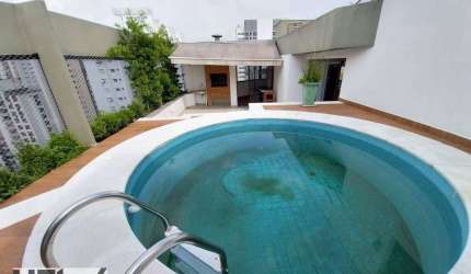 Cobertura com 4 dormitórios, 274 m² - venda por R$ 4.300.000,00 ou aluguel por R$ 19.924,00/mês - Moema - São Paulo/SP