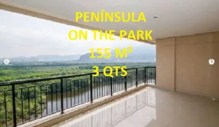 Peninsula 360 On The Park Apto 3 suítes com dep; 154m², 2 vagas, armários planej; e split