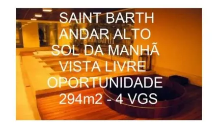 Apartamento para venda possui 295 metros quadrados com 4 quartos