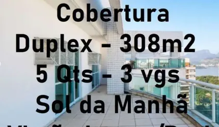 PENINSULA PARADISO Cob . 5 qtos (2 suítes), 308,91m², dep. emp. armários planejados, 3 vagas