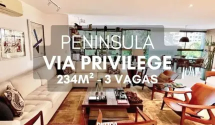 Imóvel para venda tem 234 metros quadrados com 4 quartos em Barra da Tijuca - Rio de Janeiro - RJ