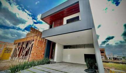 Casa à venda de alto padrão na Grande Florianópolis Deltaville, 3 suítes com 2 vagas de garagem em residência totalmente planejada