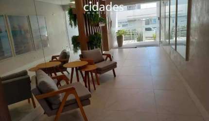 Apartamento 03 dormitório No Estreito com Garagem, em local nobre com linda Vista Para as Baias Novíssimo para sua Família !
