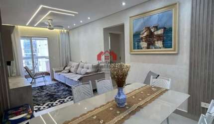 Apartamento para Venda em Praia Grande, Aviação, 2 dormitórios, 2 suítes, 3 banheiros, 2 vagas
