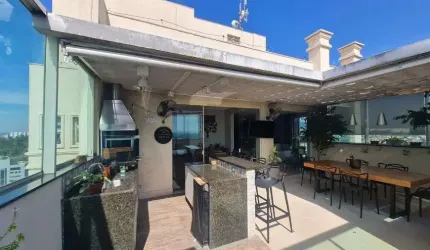 VENDA DE COBERTURA DUPLEX EM JUNDIAÍ - EDIFÍCIO CITTÁ DI FIRENZE - JD ANA MARIA - AU: 246,00 m²
