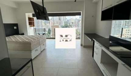 Imperdível oportunidade Apartamento studio mobiliado à venda ou locação na Vila Mariana, São Paulo-SP, 1 quarto, 1 banheiro, 1 vaga, 37,00m².
