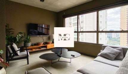 Apartamento de Luxo no maxhaus Morumbi, 1 quarto, 1 suíte, 2 salas, 1 banheiro, 1 vaga, 70m² - São Paulo-SP