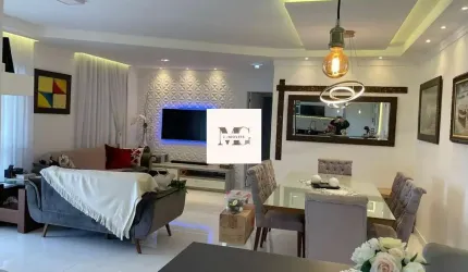 Apartamento Condominio Essence à venda ou locação em Mogi das Cruzes-SP, no Jardim Marica: 3 quartos, 3 suítes, 3 salas, 4 banheiros, 2 vagas, 124m².