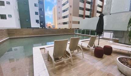 Apto, 44m,1q, varanda,  fica tudo, Px Praia, Jatiuca.