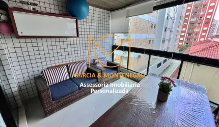 Apartamento 3 dormitórios (1 suíte) 1 vaga - Pompéia - Santos - SP