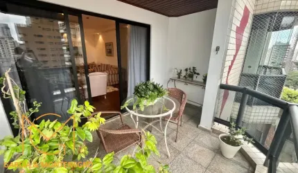 Apartamento com 4 dormitórios (2 suítes) e 2 vagas -  Boqueirão - Santos - SP