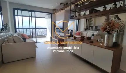 Apartamento no 24 andar com 2 dormitórios (1 suíte) 2 vagas - Aparecida - Santos - SP