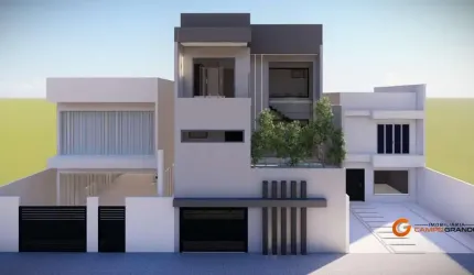 Casa Triplex em fase de acabamento