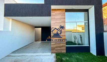 Casa com 3 dormitórios à venda, 95 m² por R$ 330.000 - Capivara - Iguaba Grande/RJ