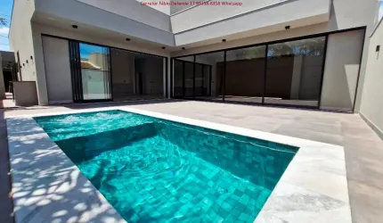 Linda casa térrea com 3 suítes no Condomínio Damha VI