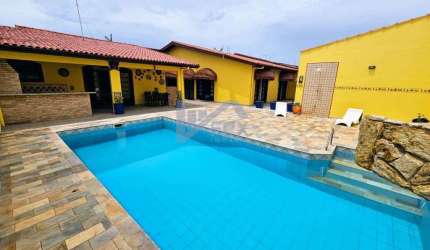 Casa Alto Padrão para Venda em Itanhaém, Suarão, 4 dormitórios, 1 suíte, 1 banheiro, 5 vagas