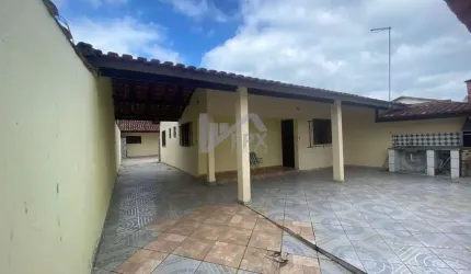 Casa para Venda em Itanhaém, Balneário Gaivota, 3 dormitórios, 1 suíte, 2 banheiros, 3 vagas