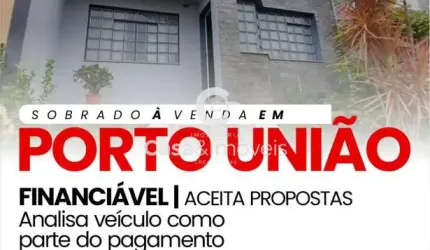 Sobrado à venda, Cidade Nova, PORTO UNIAO - SC. Financiável
