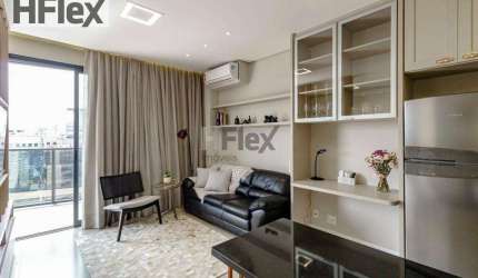 Apartamento com 1 dormitório para alugar, 46 m² por R$ 7.020,00/mês - Vila Olímpia - São Paulo/SP