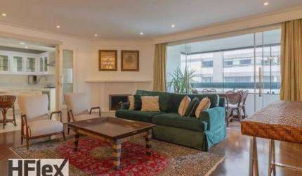 Apartamento com 4 dormitórios para alugar, 147 m² por R$ 17.708,00/mês - Moema - São Paulo/SP