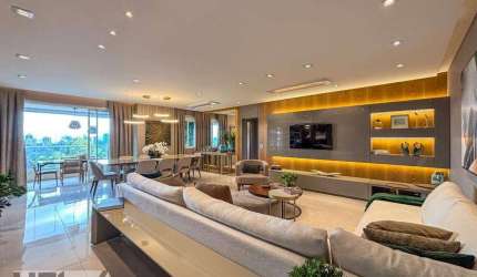 Apartamento com 3 dormitórios à venda, 172 m² por R$ 2.990.000,00 - Centro Empresarial Tamboré - Santana de Parnaíba/SP