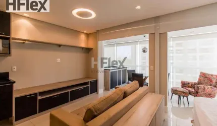 Apartamento com 1 dormitório para alugar, 45 m² por R$ 6.070,00/mês - Vila Olímpia - São Paulo/SP