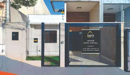 Casa à venda em Maringá, Jardim Diamante, com 3 quartos, com 101.63 m² de construção