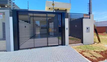 Casa para Venda em Foz do Iguaçu, Jardim Oliveira, 2 dormitórios, 1 suíte, 2 banheiros, 1 vaga