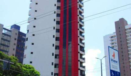 Apartamento com 1 dormitório para alugar, 58 m² por R$ 2.600,00 - Petrópolis - Natal/RN